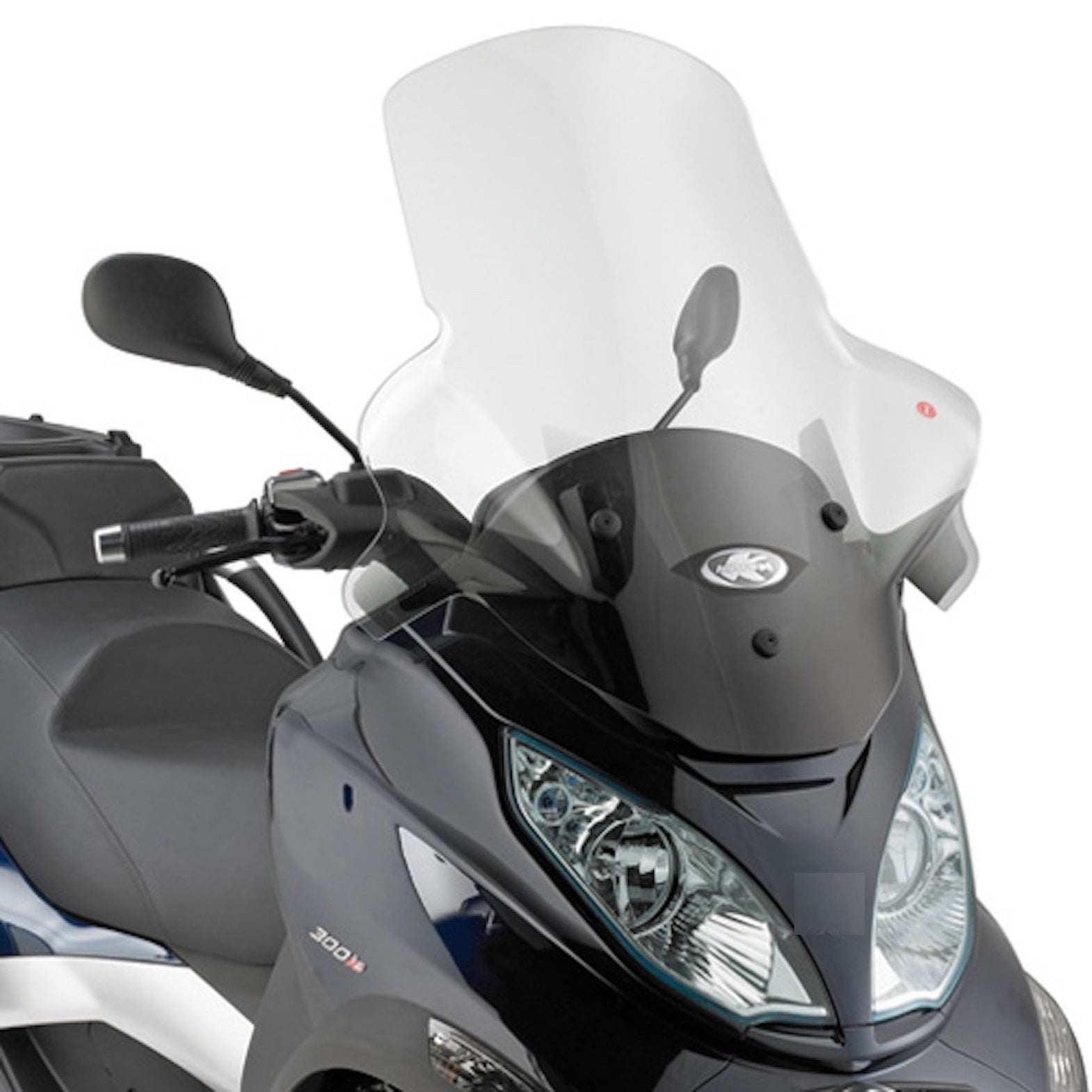 Wind-Screen - Kappa Moto Compatible With Piaggio Mp3 300 - 500 Ie (2015-2017)