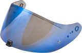 Helmet Visor Exo-R1 Evo Ii Carbon Air Scorpion Exo Kdf-16-1 Blue Mirror