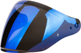 Helmet Visor Exo-Z1 Carbon Scorpion Exo Kdf-25 Blue Mirror