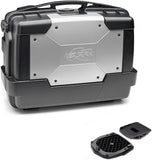Top Case Kgr33 + Rear Rack Garda - Kappa Moto Compatible With Honda Silver Wing 600 - Abs (2001-2009)