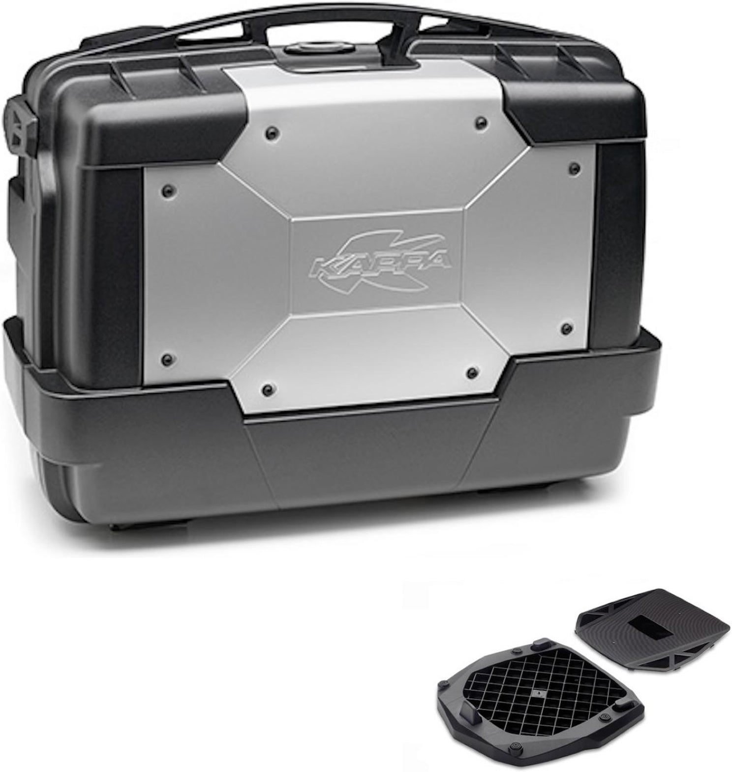 Top Case Kgr33 + Rear Rack Garda - Kappa Moto Compatible With Triumph Tiger 1050 (2007-2012)