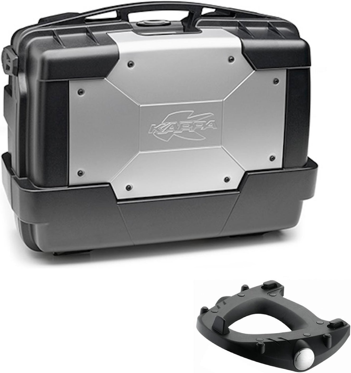 Top Case Kgr33 + Rear Rack Garda - Kappa Moto Compatible With Moto Guzzi V85 Tt (2019-2023)