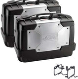 Side Cases Kgr33Pack2 + Side Cases Holder Garda - Kappa Moto Compatible With Honda Crf 1100 L Africa Twin Adventure Sports (2020-2022)