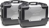 Side-Cases Kgr33Pack2 Garda 33 Lt + Side-Case Holder Monokey - Kappa Moto Compatible With Suzuki Dl 1000 V-Strom (2002-2011)