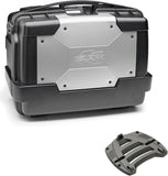 Top Case Kgr46 + Rear Rack Garda - Kappa Moto Compatible With Kawasaki Er-5 500 (2001-2007)