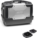 Top Case Kgr46 + Rear Rack Garda - Kappa Moto Compatible With Honda Silver Wing 600 - Abs (2001-2009)