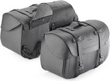 Side-Bags Kmlw01 16-25 Lt + Side-Case Holder - Kappa Moto Compatible With Honda Nc 700 X (2012-2013)