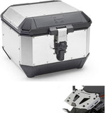 Top Case Kms44A + Rear Rack Aluminium K'Mission Aluminium - Kappa Moto Compatible With Bmw K 1200 R (2005-2008)