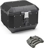 Top Case Kms44B + Rear Rack K'Mission Aluminium - Kappa Moto Compatible With Yamaha Xjr 1300 (1998-2002)