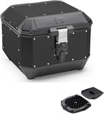 Top Case Kms44B + Rear Rack K'Mission Aluminium - Kappa Moto Compatible With Honda Xl 650 V Transalp (2000-2007)