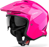Urban Motorcycle Helmet Airoh Kombakt - Ko54 Thermoplastic Hrt Pink Gloss Color Size Xs