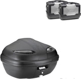 Top Case K47Nt + Side-Cases Kgr46 + Side-Case Holder - Kappa Moto Compatible With Triumph Bonneville T100 (2017-2022)