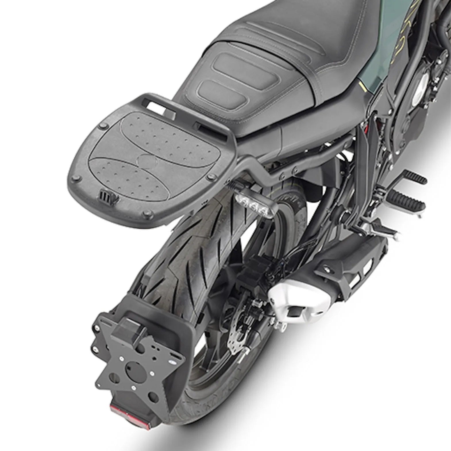 Rear Rack Monolock - Kappa Moto Compatible With Benelli Leoncino 125 (2022-2023)