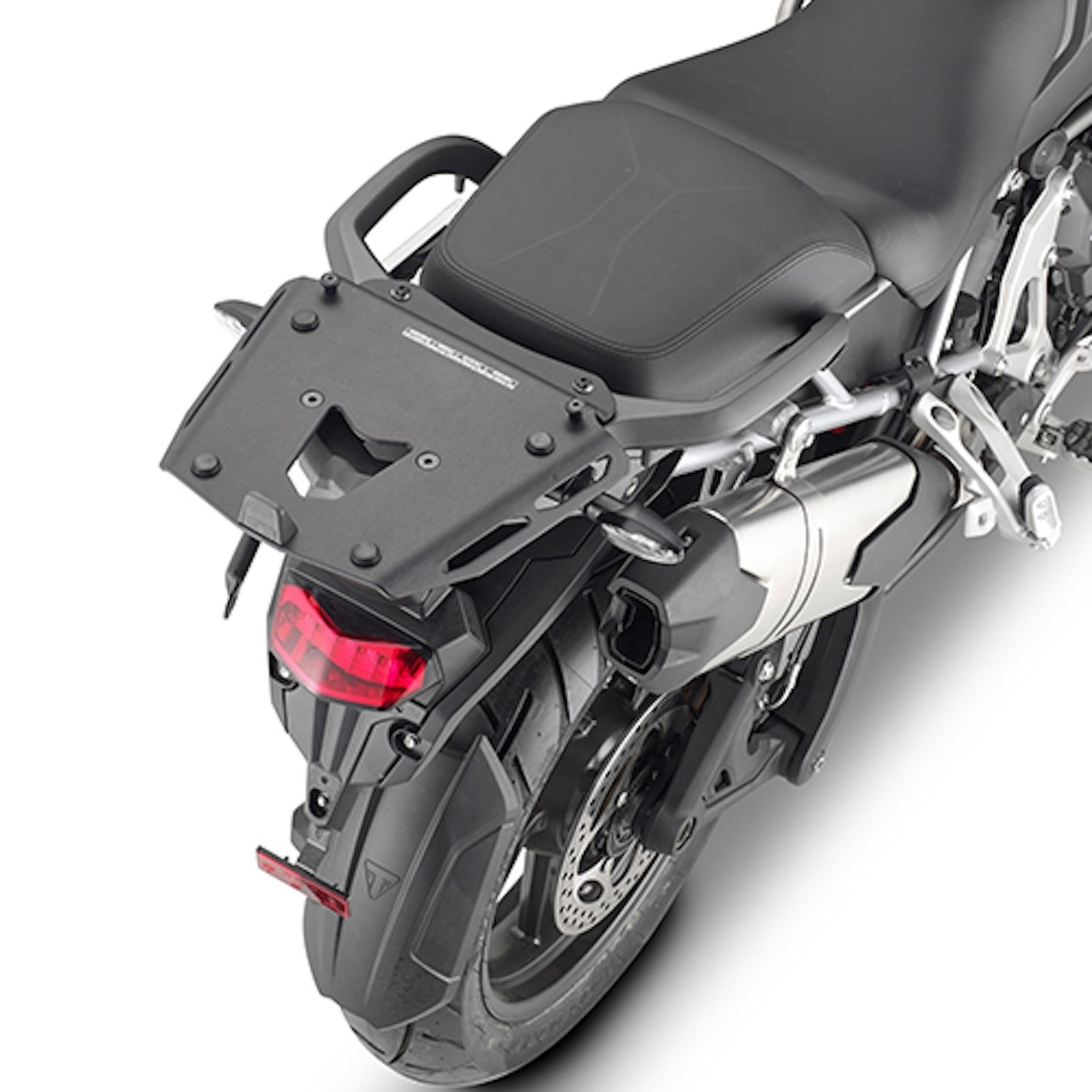 Rear Rack Aluminium Monokey Aluminium - Kappa Moto Compatible With Triumph Tiger 1200 Gt (2022-2023)