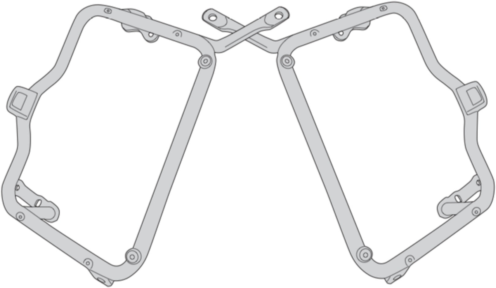 Side-Case Holder Monokey Cam Side - Kappa Moto Compatible With Moto Guzzi V7 Stone (2021)