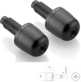 Couple Bar-End Plugs Ma302B - Rizoma Compatible With Ducati Multistrada 1200 (2010-2012)