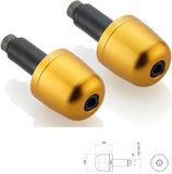 Couple Bar-End Plugs Ma302G - Rizoma Compatible With Ducati Scrambler 800 Full Throttle (2015-2019)
