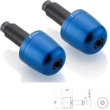Couple Bar-End Plugs Ma302U - Rizoma Compatible With Bmw F 800 R (2009-2011)