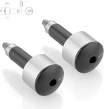 Couple Bar-End Plugs Ma533A - Rizoma Compatible With Ducati Hypermotard 1100 (2007-2009)