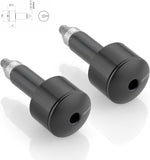 Couple Bar-End Plugs Ma533B - Rizoma Compatible With Yamaha Fz-6 Fazer (2004-2009)