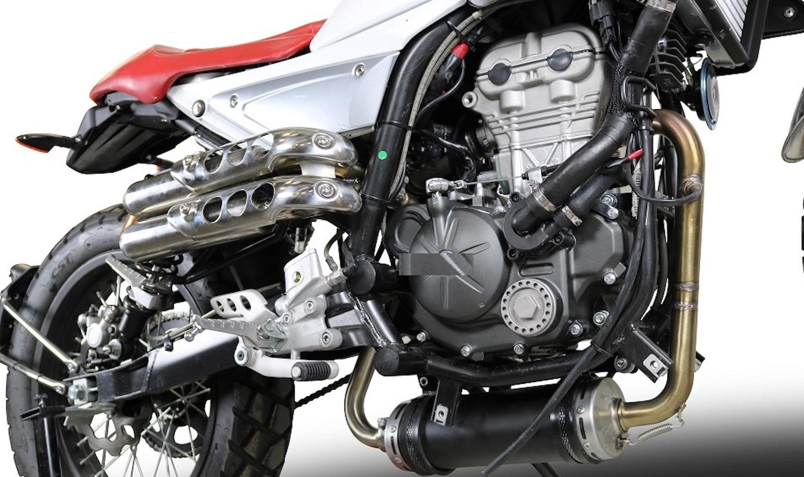 Non-Catalytic Exhaust Manifolds Stainless Steel - Gpr Compatible With Fb Mondial Smx 125 Enduro (2018-2020)
