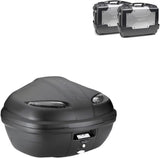 Top Case K47Nt + Side-Cases Kgr33 + Side-Case Holder - Kappa Moto Compatible With Honda Nc 750 S - Dct (2014-2015)