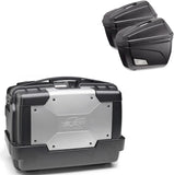 Top Case Kgr33 + Side-Cases K22N + Holder + Side-Case Holder - Kappa Moto Compatible With Honda Nc 750 X (2016-2020)