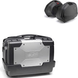 Top Case Kgr46 + Side-Cases K33N + Holder + Side-Case Holder - Kappa Moto Compatible With Honda Cbf 500 (2004-2012)