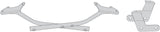 Rear-Rack Monolock - Kappa Moto Compatible With Kawasaki Z 900 (2020-2023)