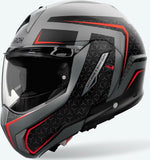 Flip-Up Motorcycle Helmet Airoh Mathisse Ii - Mth2M17 Thermoplastic Hrt Matte Magnet Size M