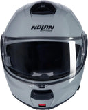 Flip-Up Travelling Motorcycle Helmet Nolan N100-6 Grey Classico 303 Size S