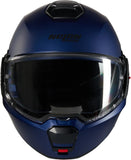 Flip-Up Travelling Motorcycle Helmet Nolan N120-1 Blue Deep Nobile 313 Size Xl