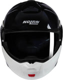 Flip-Up Travelling Motorcycle Helmet Nolan N90-3 Black / Pearl Verniciatura Speciale 343 Size Xl