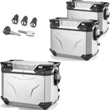 Trekker Outback Evo Smart Aluminium Top Case + Side Cases - 130 Lt Trekker Outback Evo Smart Aluminium - Givi Compatible With Triumph Tiger 660 Sport (2022-2024)