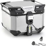 Monokey Trekker Outback Evo Smart Aluminium Top Case - 42 Lt 6Kg Trekker Outback Evo Smart Aluminium - Givi Compatible With Ktm 1290 Super Adventure S (2017-2020)