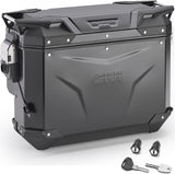 Recessed Monokey Cam-Side Trekker Outback Evo Smart Black Aluminium Right Side Case + Lock - 33 Lt Givi Trekker Outback Evo Smart Aluminium Black Size 33 Lt.