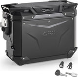 Recessed Monokey Cam-Side Trekker Outback Evo Smart Black Aluminium Right Side Case + Lock - 40 Lt Givi Trekker Outback Evo Smart Aluminium Black Size 40 Lt.