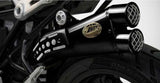 Exhaust Tip With Noise Certification Special Edition Steel Black - Zard Compatible With Ducati Scrambler 800 Desert Sled (2017-2019)