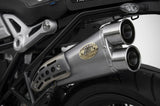 Exhaust Tip With Noise Certification Special Edition Stainless Steel - Zard Compatible With Bmw R Nine T 1200 - Pure - Urban G - S (2017-2020)