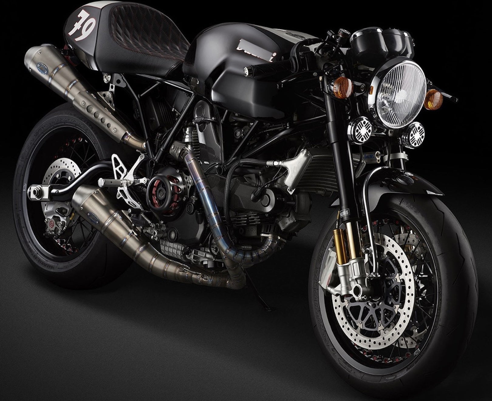 Complete Catalytic Exhaust System With Sound Certification Stainless Steel - Zard Compatible With Ducati Ducati Sport 1000 (2007-2009)