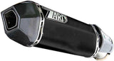 Exhaust Tip With Noise Certification Penta Titanium Black Endcap Carbon - Zard Compatible With Ducati Hypermotard 821 Sp (2013-2015)