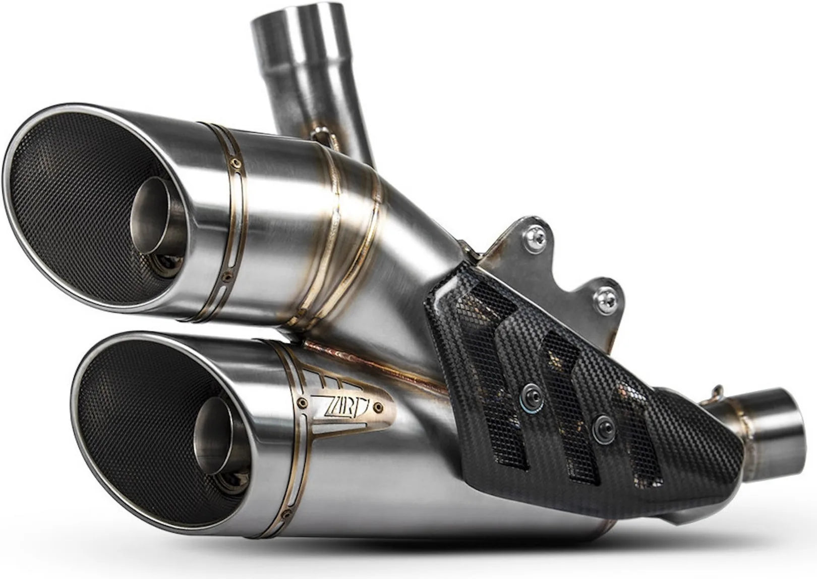 Exhaust Tip With Noise Certification Stainless Steel - Zard Compatible With Ducati Diavel 1260 Euro5 (2021-2022)