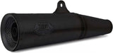 Exhaust Tip With Noise Certification Zuma Steel Black Endcap Aluminium Black - Zard Compatible With Ducati Scrambler 800 Desert Sled (2021-2022)