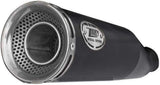 Complete Non-Catalytic Exhaust System With Sound Certification Zuma Steel Black Endcap Aluminium - Zard Compatible With Ducati Scrambler 800 (2015-2016)