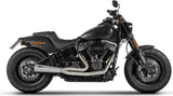 Complete Catalytic Exhaust System With Sound Certification Stainless Steel Endcap Aluminium Black - Zard Compatible With Harley-Davidson Breakout (2016-2023)