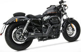 Complete Catalytic Exhaust System With Sound Certification Sport Steel Black - Zard Compatible With Harley-Davidson Sportster (2003-2013)