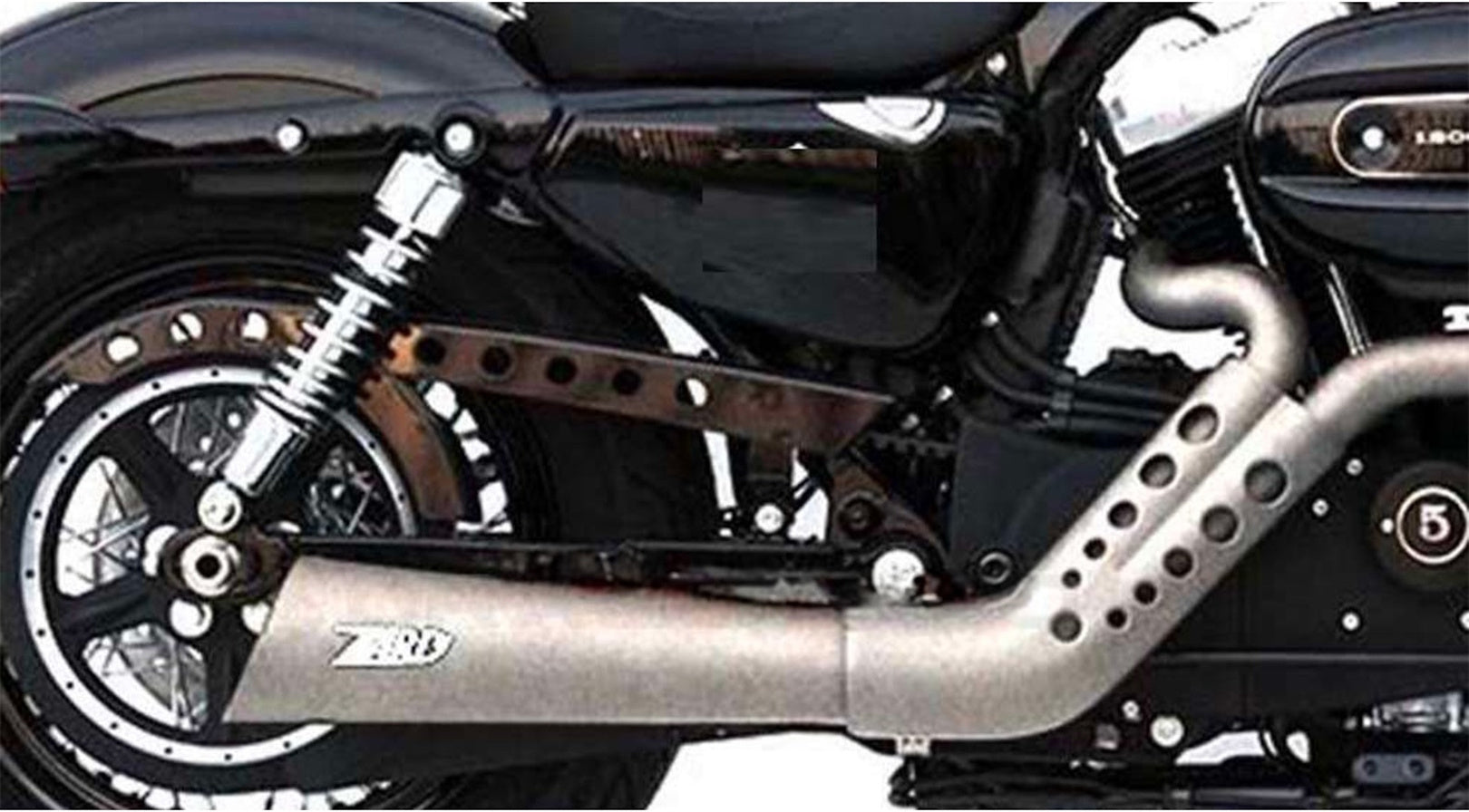 Complete Catalytic Exhaust System With Sound Certification Sport Stainless Steel Polish - Zard Compatible With Harley-Davidson Sportster (2014-2016)