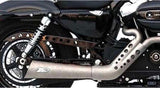 Complete Catalytic Exhaust System With Sound Certification Sport Stainless Steel Polish - Zard Compatible With Harley-Davidson Sportster (2003-2013)