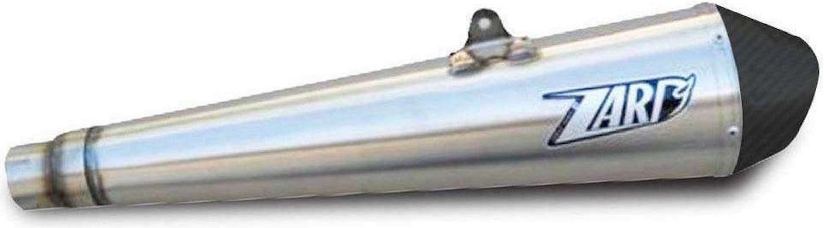 Exhaust Tip With Noise Certification Conical Stainless Steel Endcap Aluminium - Zard Compatible With Moto Guzzi Griso 1100 (2005-2016)