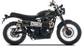 Exhaust Tip With Noise Certification Conical Stainless Steel - Zard Compatible With Triumph Scrambler 900 (2017-2023)